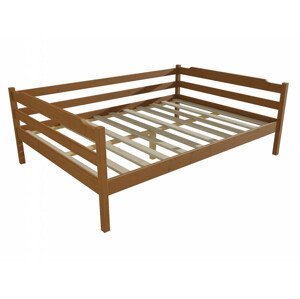 Dětská postel DP 007 XL (Rozměr: 120 x 200 cm, Barva dřeva: moření dub)