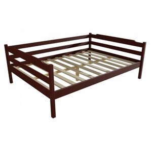 Dětská postel DP 007 XL (Rozměr: 120 x 200 cm, Barva dřeva: moření ořech)