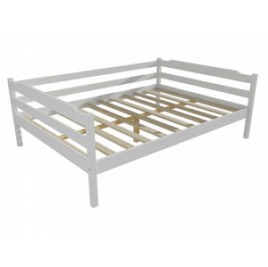 Dětská postel DP 007 XL (Rozměr: 120 x 200 cm, Barva dřeva: barva bílá)