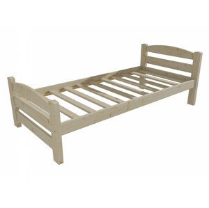 Dětská postel DP 008 (Rozměr: 70 x 160 cm, Barva dřeva: surové dřevo)