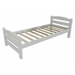 Dětská postel DP 008 (Rozměr: 70 x 160 cm, Barva dřeva: barva bílá)