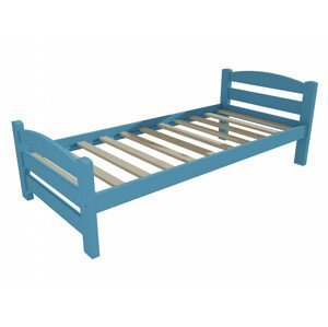 Dětská postel DP 008 (Rozměr: 70 x 160 cm, Barva dřeva: barva modrá)