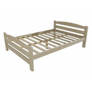 Dětská postel DP 008 XL (Rozměr: 120 x 200 cm, Barva dřeva: surové dřevo)