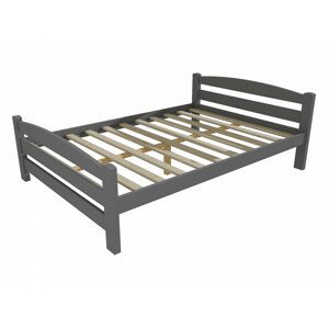 Dětská postel DP 008 XL (Rozměr: 160 x 200 cm, Barva dřeva: barva šedá)