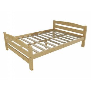 Dětská postel DP 008 XL (Rozměr: 140 x 200 cm, Barva dřeva: bezbarvý lak)