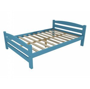Dětská postel DP 008 XL (Rozměr: 160 x 200 cm, Barva dřeva: barva modrá)