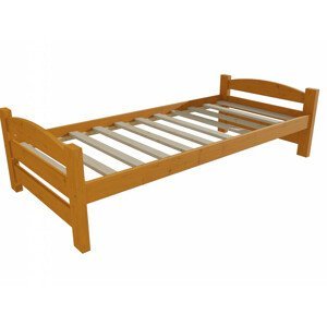 Dětská postel DP 009 (Rozměr: 70 x 160 cm, Barva dřeva: moření olše)