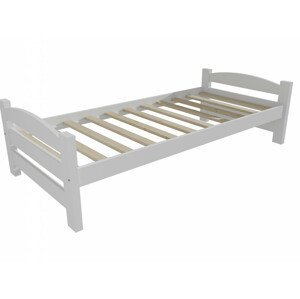 Dětská postel DP 009 (Rozměr: 70 x 160 cm, Barva dřeva: barva bílá)