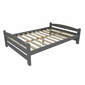 Dětská postel DP 009 XL (Rozměr: 120 x 200 cm, Barva dřeva: barva šedá)