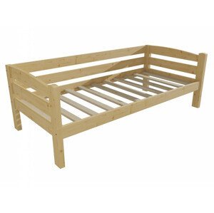 Dětská postel DP 010 (Rozměr: 70 x 160 cm, Barva dřeva: bezbarvý lak)