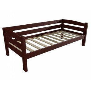 Dětská postel DP 010 (Rozměr: 70 x 160 cm, Barva dřeva: moření ořech)