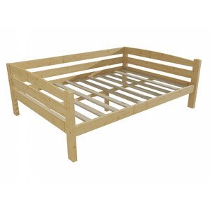 Dětská postel DP 010 XL (Rozměr: 160 x 200 cm, Barva dřeva: bezbarvý lak)