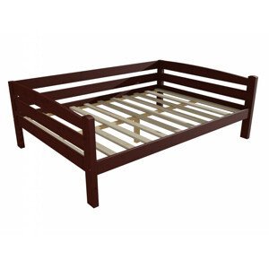 Dětská postel DP 010 XL (Rozměr: 120 x 200 cm, Barva dřeva: moření ořech)