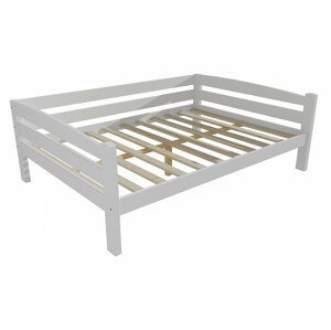 Dětská postel DP 010 XL (Rozměr: 120 x 200 cm, Barva dřeva: barva bílá)