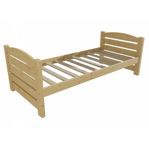 Dětská postel DP 011 (Rozměr: 70 x 160 cm, Barva dřeva: bezbarvý lak)