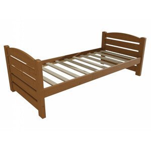 Dětská postel DP 011 (Rozměr: 70 x 160 cm, Barva dřeva: moření dub)