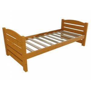 Dětská postel DP 011 (Rozměr: 70 x 160 cm, Barva dřeva: moření olše)