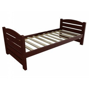 Dětská postel DP 011 (Rozměr: 70 x 160 cm, Barva dřeva: moření ořech)