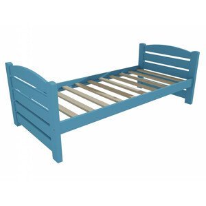 Dětská postel DP 011 (Rozměr: 90 x 190 cm, Barva dřeva: barva modrá)