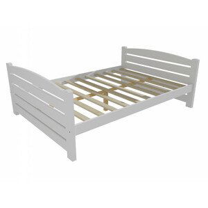 Dětská postel DP 011 XL (Rozměr: 120 x 200 cm, Barva dřeva: barva bílá)