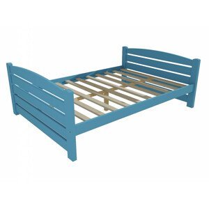 Dětská postel DP 011 XL (Rozměr: 120 x 200 cm, Barva dřeva: barva modrá)