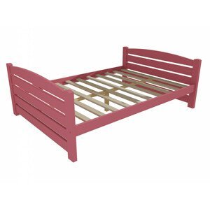 Dětská postel DP 011 XL (Rozměr: 160 x 200 cm, Barva dřeva: barva růžová)