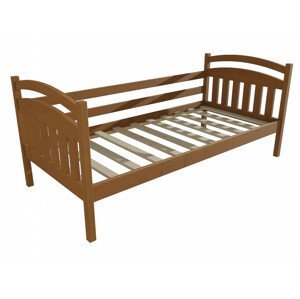 Dětská postel DP 016 (Rozměr: 70 x 160 cm, Barva dřeva: moření dub)