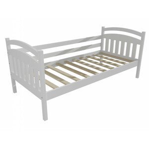 Dětská postel DP 016 (Rozměr: 70 x 160 cm, Barva dřeva: barva bílá)