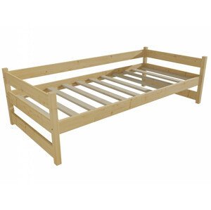 Dětská postel DP 023 (Rozměr: 70 x 160 cm, Barva dřeva: bezbarvý lak)