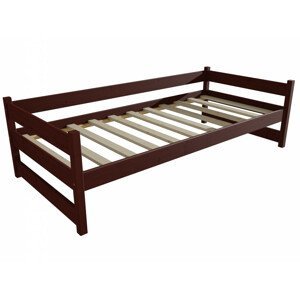 Dětská postel DP 023 (Rozměr: 70 x 160 cm, Barva dřeva: moření ořech)