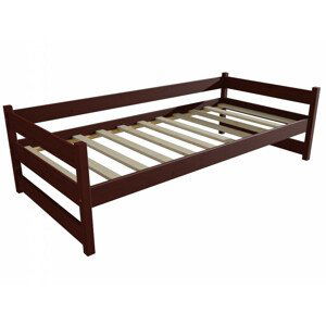 Dětská postel DP 023 (Rozměr: 80 x 200 cm, Barva dřeva: moření ořech)