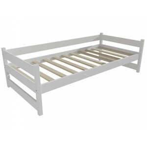 Dětská postel DP 023 (Rozměr: 90 x 170 cm, Barva dřeva: barva bílá)
