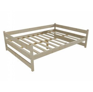 Dětská postel DP 023 XL (Rozměr: 120 x 200 cm, Barva dřeva: surové dřevo)