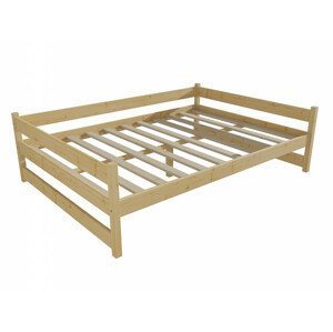 Dětská postel DP 023 XL (Rozměr: 120 x 200 cm, Barva dřeva: bezbarvý lak)