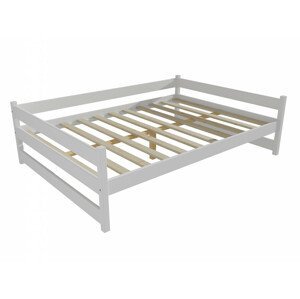 Dětská postel DP 023 XL (Rozměr: 120 x 200 cm, Barva dřeva: barva bílá)