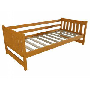Dětská postel DP 024 (Rozměr: 80 x 180 cm, Barva dřeva: moření olše)