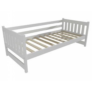 Dětská postel DP 024 (Rozměr: 80 x 160 cm, Barva dřeva: barva bílá)