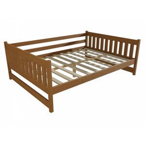 Dětská postel DP 024 XL (Rozměr: 120 x 200 cm, Barva dřeva: moření dub)
