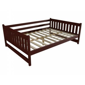 Dětská postel DP 024 XL (Rozměr: 120 x 200 cm, Barva dřeva: moření ořech)