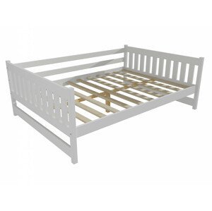 Dětská postel DP 024 XL (Rozměr: 120 x 200 cm, Barva dřeva: barva bílá)