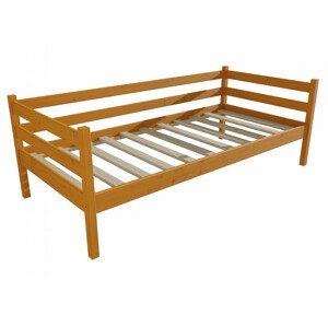Dětská postel DP 028 (Rozměr: 70 x 160 cm, Barva dřeva: moření olše)