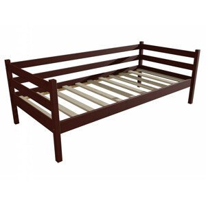 Dětská postel DP 028 (Rozměr: 70 x 160 cm, Barva dřeva: moření ořech)