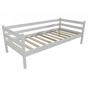Dětská postel DP 028 (Rozměr: 70 x 160 cm, Barva dřeva: barva bílá)