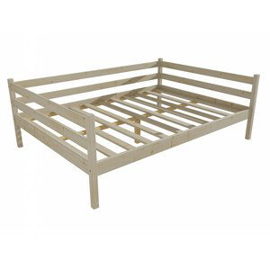 Dětská postel DP 028 XL (Rozměr: 120 x 200 cm, Barva dřeva: surové dřevo)