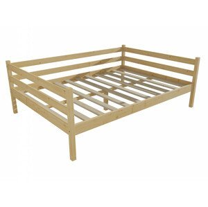 Dětská postel DP 028 XL (Rozměr: 120 x 200 cm, Barva dřeva: bezbarvý lak)