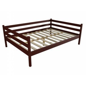 Dětská postel DP 028 XL (Rozměr: 120 x 200 cm, Barva dřeva: moření ořech)