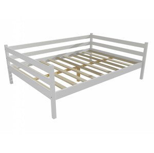Dětská postel DP 028 XL (Rozměr: 140 x 200 cm, Barva dřeva: barva bílá)