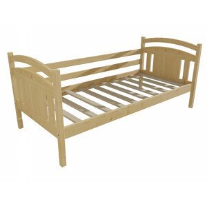 Dětská postel DP 029 (Rozměr: 90 x 170 cm, Barva dřeva: bezbarvý lak)