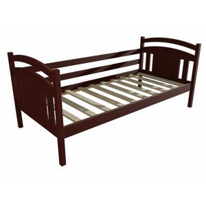 Dětská postel DP 029 (Rozměr: 70 x 160 cm, Barva dřeva: moření ořech)