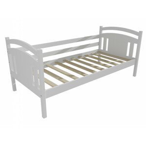 Dětská postel DP 029 (Rozměr: 70 x 160 cm, Barva dřeva: barva bílá)